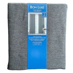 Bon Luxe - 100% Backout 2 Panels Curtains